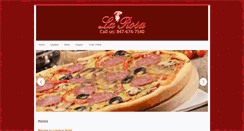 Desktop Screenshot of larosapizzainskokie.com