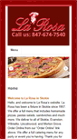 Mobile Screenshot of larosapizzainskokie.com